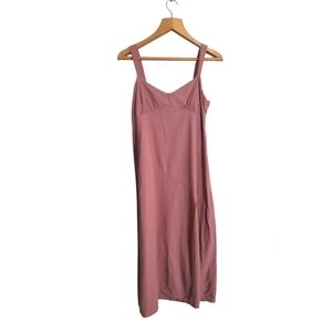 HYFVE Petal Pink Dress Midi Cotton Sundress